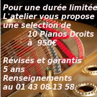 Une Promotion chez Piano Solo, 950 euros